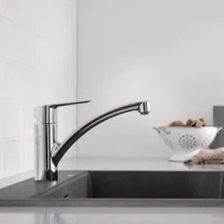 Grohe Quickfix Keukenkraan Start Lage Uitloop Chroom -Badkamer Winkel 123 87