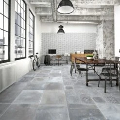 Vloertegel Dust Fumo 60,4x60,4 Cm 1,46 M² 7 Vloertegel Dust Fumo 60,4x60,4 Cm 1,46 M² -Badkamer Winkel 123 932